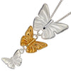 Butterfly Cascade Necklace from the Necklaces collection at Argenteus Jewellery