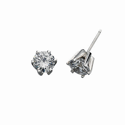 Cubic Zirconia Stud Earrings from the Earrings collection at Argenteus Jewellery