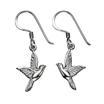 Oxidised Detail Bird Earrings from the Earrings collection at Argenteus Jewellery
