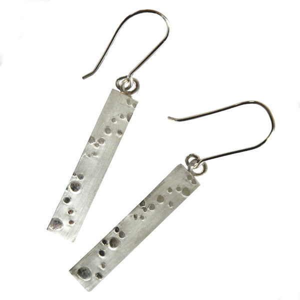 Hazel Davison - Bubbles Long Drop Earrings from the Earrings collection at Argenteus Jewellery