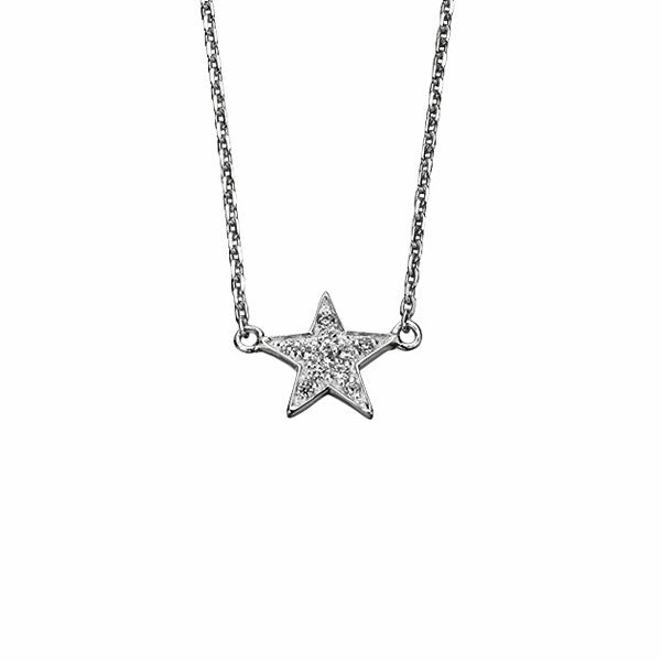 Crystal Star Necklace from the Necklaces collection at Argenteus Jewellery