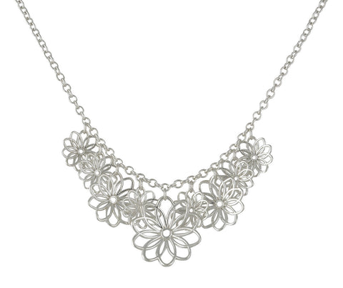 Multi Flower Necklace from the Necklaces collection at Argenteus Jewellery